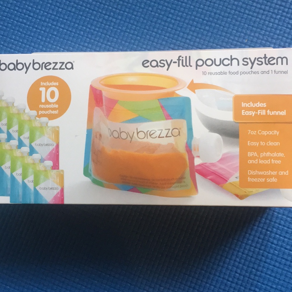 Baby Brezza reusable food pouches